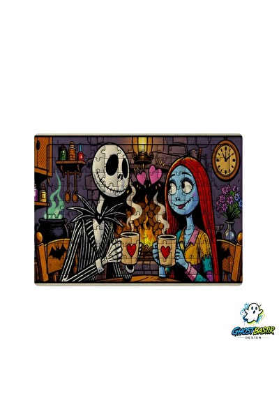 Ghostbastır Design Noel Öncesi Kabusu 99 Parça Ayaklı Puzzle - Dekoratif Çocuk Yapbozu 0248