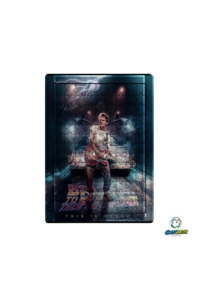 Ghostbastır Design Geleceğe Dönüş 99 Parça Ayaklı Puzzle - Dekoratif Çocuk Yapbozu 0154