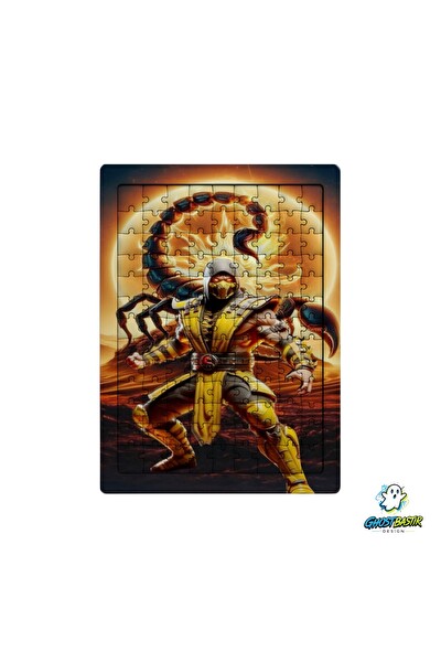 Ghostbastır Design Scorpion 99 Parça Ayaklı Puzzle - Dekoratif Çocuk Yapbozu 0229