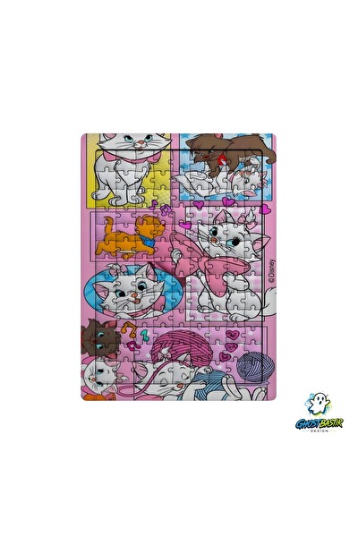 Ghostbastır Design Marie 99 Parça Ayaklı Puzzle - Dekoratif Çocuk Yapbozu 0220
