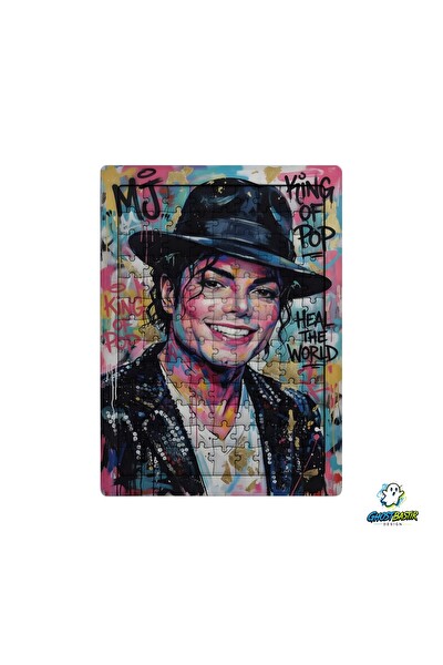 Ghostbastır Design Michael Jackson 99 Parça Ayaklı Puzzle - Dekoratif Çocuk Yapbozu 0169