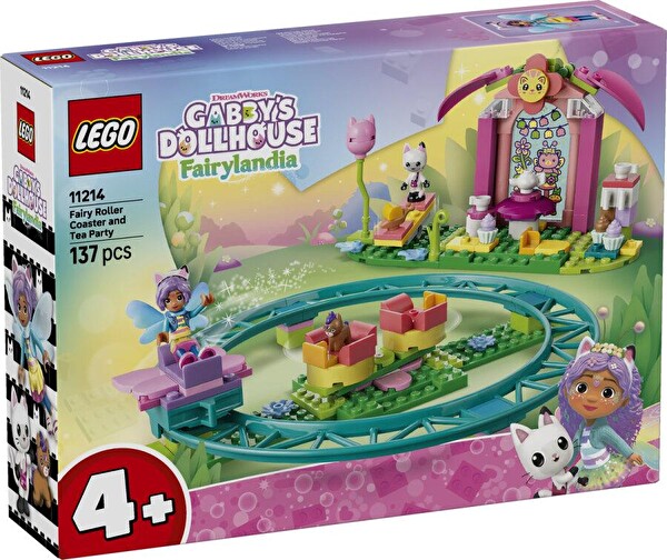 LEGO Gabby'nin Hayal Evi 11214 Peri Lunapark Treni ve Çay Partisi