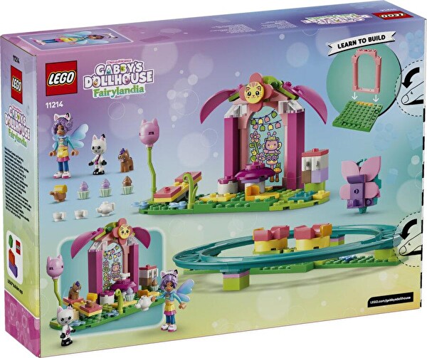 LEGO Gabby'nin Hayal Evi 11214 Peri Lunapark Treni ve Çay Partisi