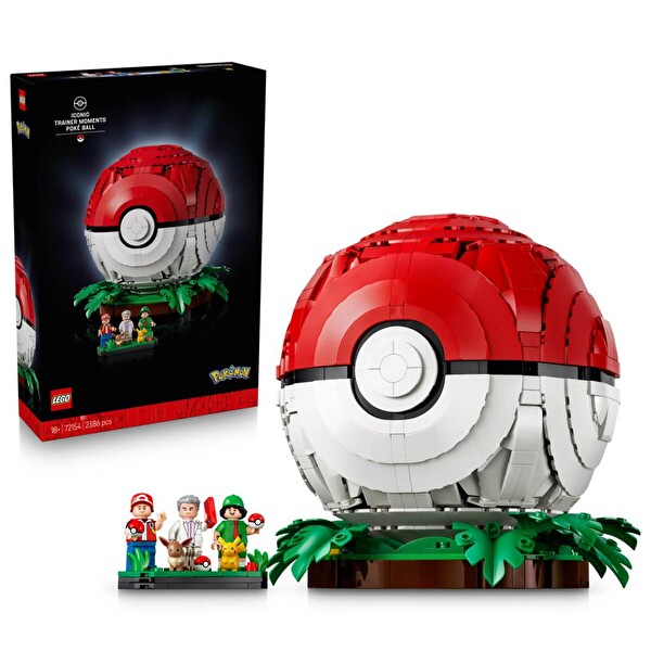 LEGO Pokemon İkonik Eğitmen Anları Poke Topu 72154
