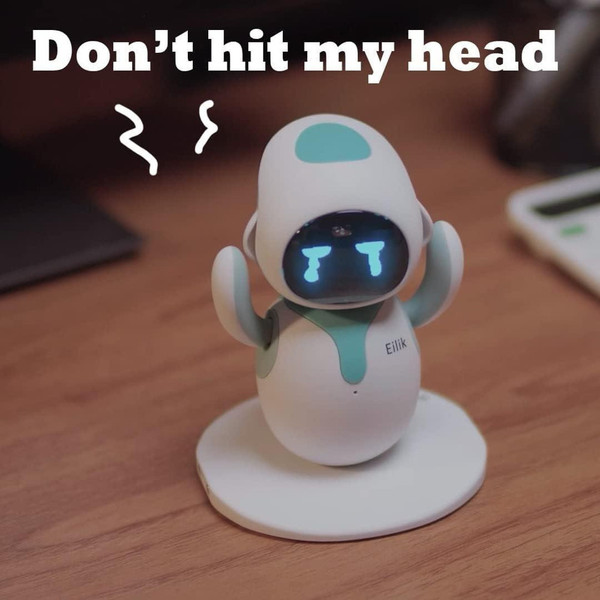 Eilik Etkileşimli Petbot Evcil Robot Mavi