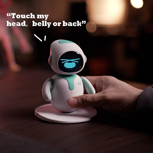 Eilik Etkileşimli Petbot Evcil Robot Mavi