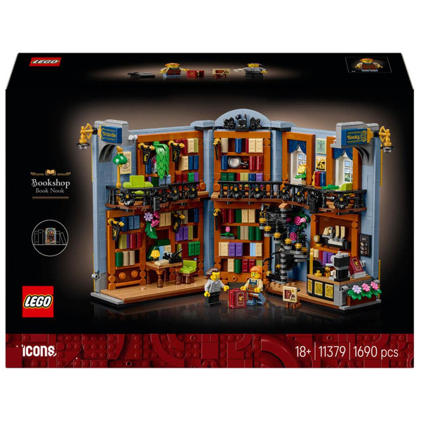 LEGO 11379 Icons Kitabevi Kitaplık Dekoru
