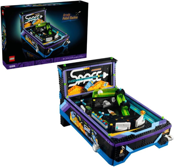 LEGO Icons Pinball Tilt Oyun Makinesi 11374