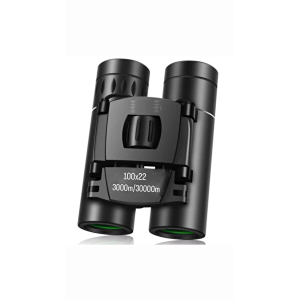 Nikula 100x22 Kauçuk Kaplama Profesyonel Mini Dürbün 3000M/30000M