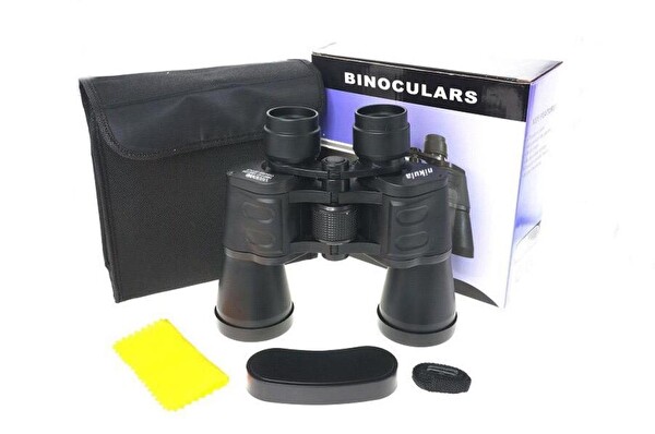 Nikula 100x100 Kauçuk Kaplamalı Mavi Cam Mercekli Dürbün 56M/1000M