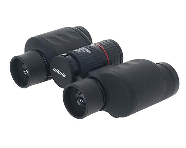 Nikula 10x24 Katlanır Kauçuk Kaplamalı Orta Boy El Dürbünü 76M/1000M