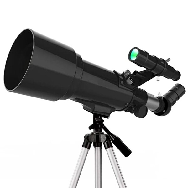 Evimdeyokyok 400 x 70 MM Açıklıklı Refrakter Teleskoplar 15x - 150x Telefon Adaptörlü Reflex