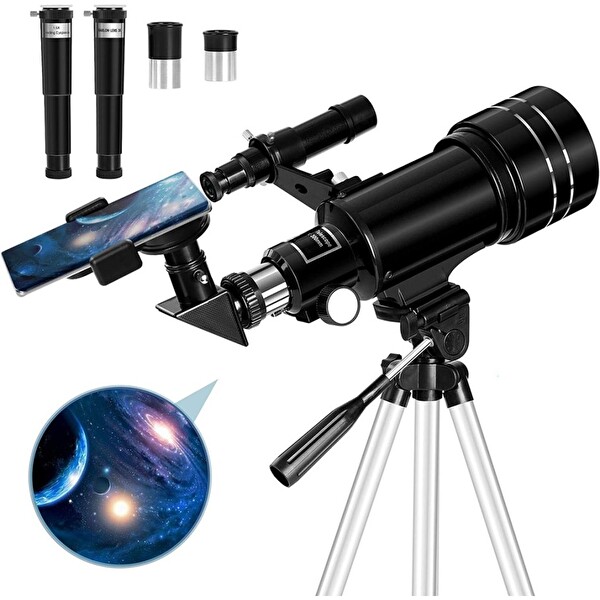 Evimdeyokyok Güçlü AZ 30070 HD Profesyonel Astronomik Teleskop