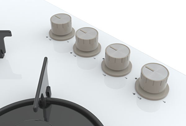 Termikel TH P6148C W Beyaz Set Üstü Ocak