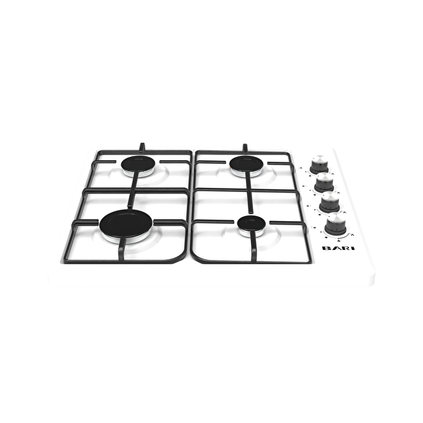 Bari 3740BCE Dört Gözü Gazlı Setüstü Emaye Set Üstü Ocak