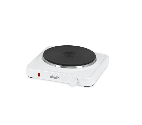 Simfer HP1500W Beyaz Hot Plate Tek Gözü Elektrikli Ocak