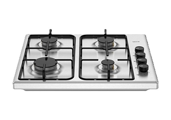 Tecna Süo 604X 4 Gözlü Doğalgazlı Set Üstü Ocak Inox
