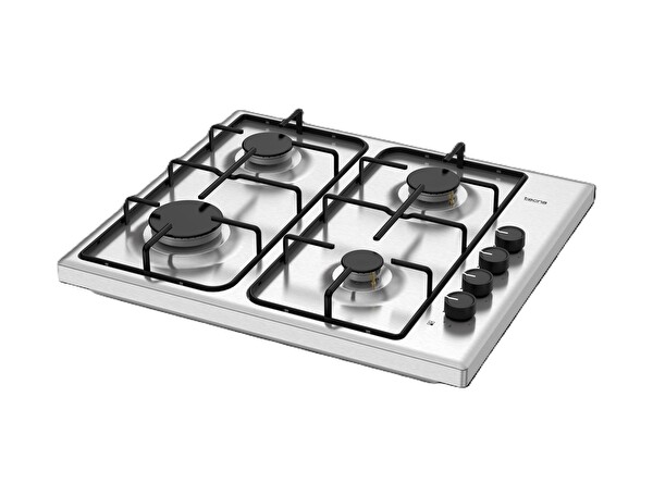 Tecna Süo 604X 4 Gözlü Doğalgazlı Set Üstü Ocak Inox