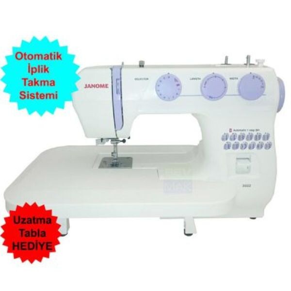 Janome 3022 Dikiş Makinesi - Uzatma Tabla