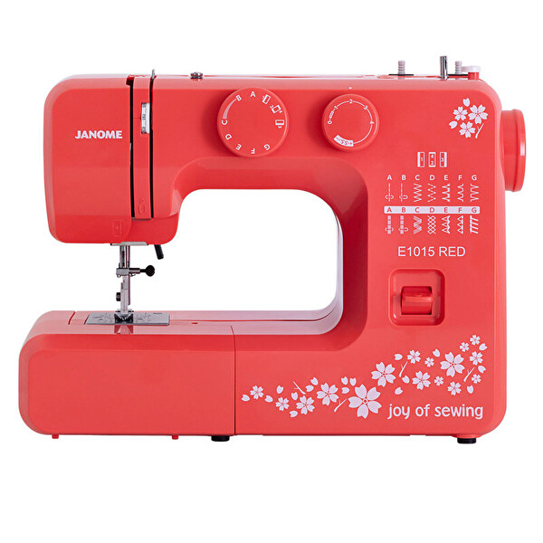 Janome E1015 Kırmızı Dikiş Makinesi