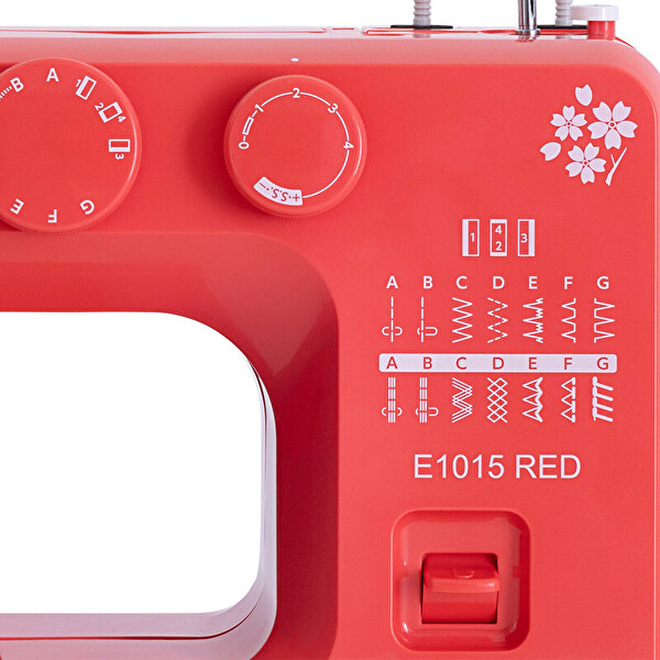 Janome E1015 Kırmızı Dikiş Makinesi