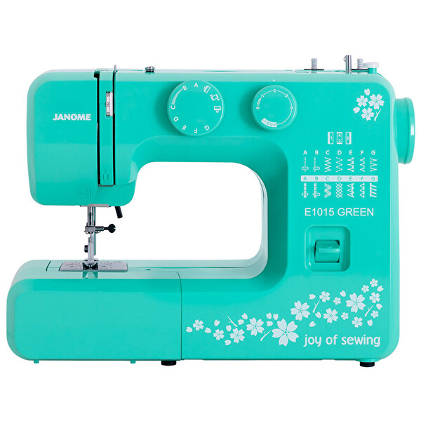 Janome E1015 Yeşil Dikiş Makinesi