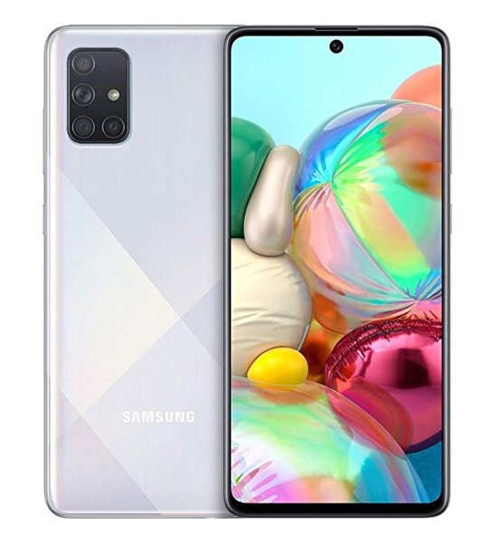 Samsung Yenilenmiş Samsung Galaxy A71 128 GB Gümüş Cep Telefonu (1 Yıl Garantili)