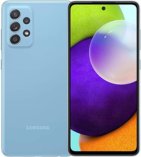 Samsung Yenilenmiş Samsung Galaxy A52 128 GB Mavi Cep Telefonu (1 Yıl Garantili) B Kalite