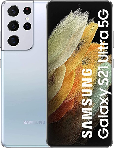 Yenilenmiş Samsung Galaxy S21 Ultra 5G 256 GB Gümüş Cep Telefonu