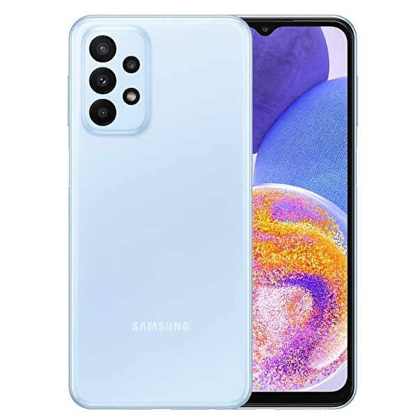 Yenilenmiş Samsung A23 128 GB 6 GB RAM Mavi Cep Telefonu (1 Yıl Garantili) - B Kalite