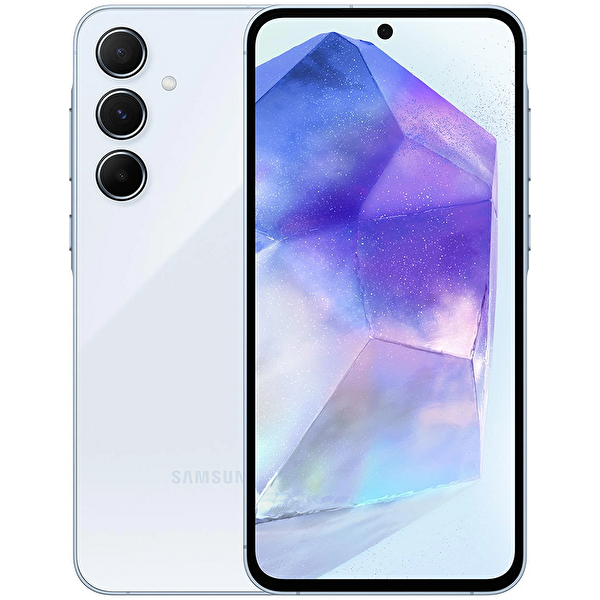 Yenilenmiş Samsung Galaxy A55 8 GB RAM 256 GB Mavi Cep Telefonu (1 Yıl Garantili) - B Kalite