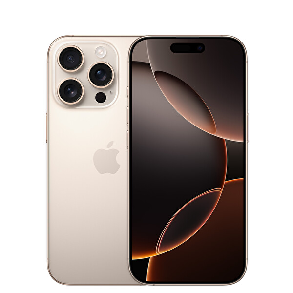 İkinci El iPhone 16 Pro 8 GB RAM 256 GB Çöl Titanyum Cep Telefonu (1 Yıl Garantili)