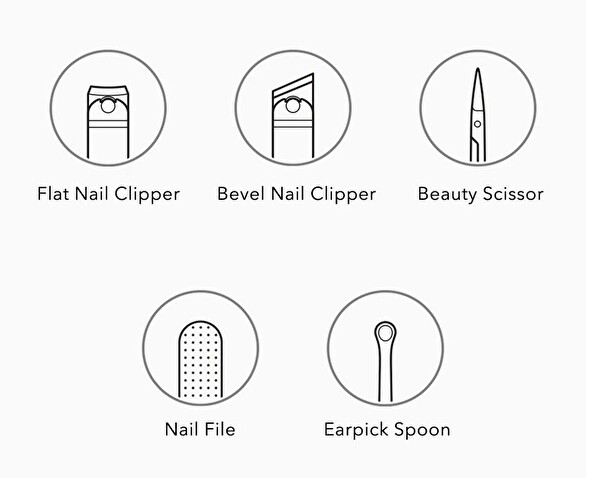 ZHL Tools Premium Paslanmaz Tırnak Makası Seti