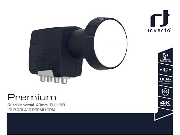 Inverto Premium ULN Quad FHD 4K Uyumlu LNB