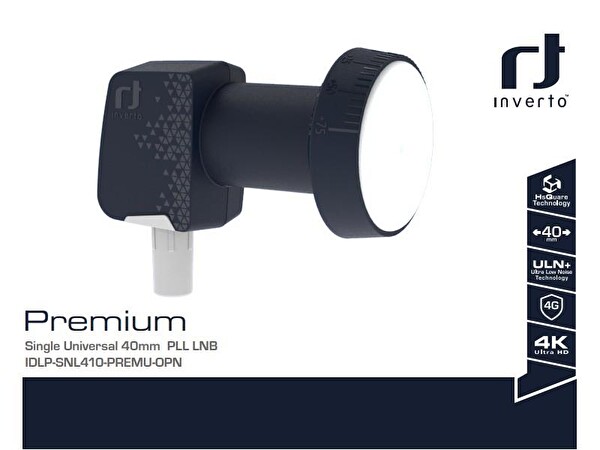Inverto Premium ULN Tek Çıkışlı Full HD 4K Uyumlu LNB