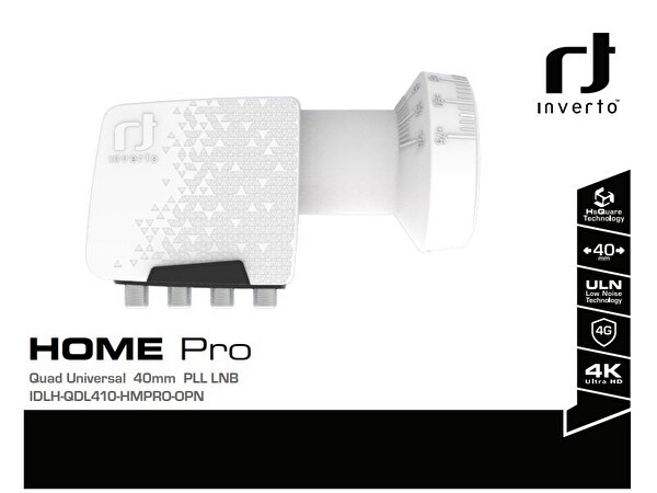 Inverto Home Pro ULN Quad Full HD 4K Uyumlu LNB