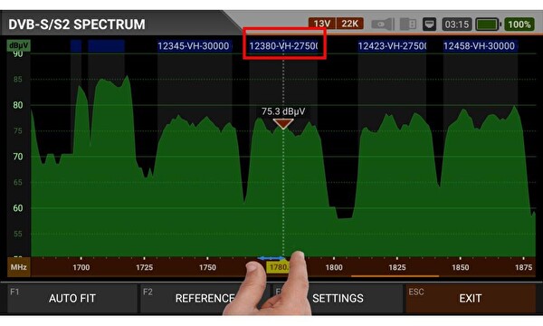 Alpsat AS07STCA-4K DVB S-S2/T-T2/C/J.83B /Isdb-t Combo Sinyal Analizörü