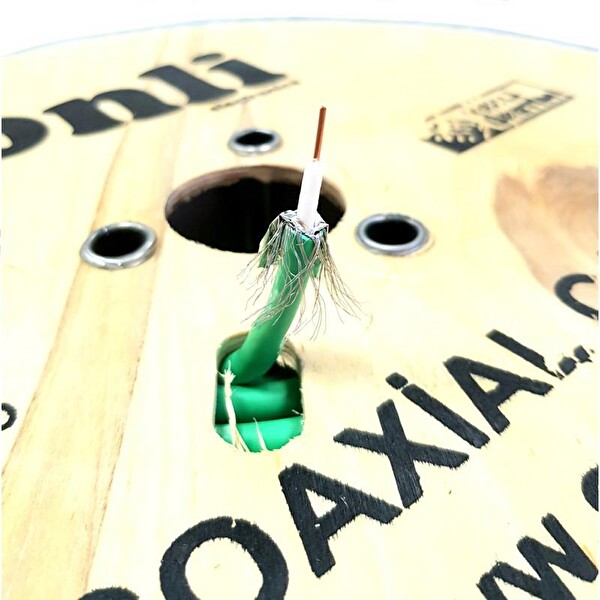 Onli RG6U6 500 Metre 64 Tel Yeşil Anten Kablosu