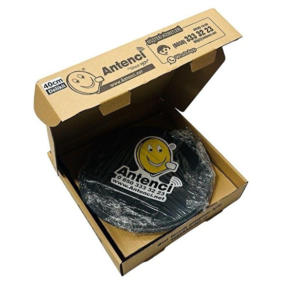 Antenci 40 CM Delikli Karavan Çanak Anten Seti - MAG 6303 Dijital Uydu Bulucu