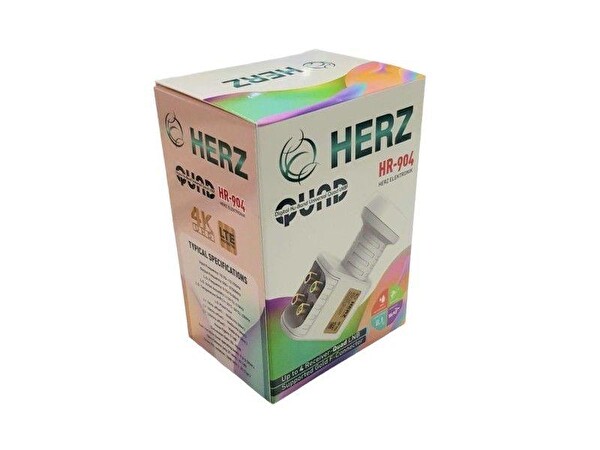 Herz Universal 0.1db Full HD 4K Quad LNB HR-904