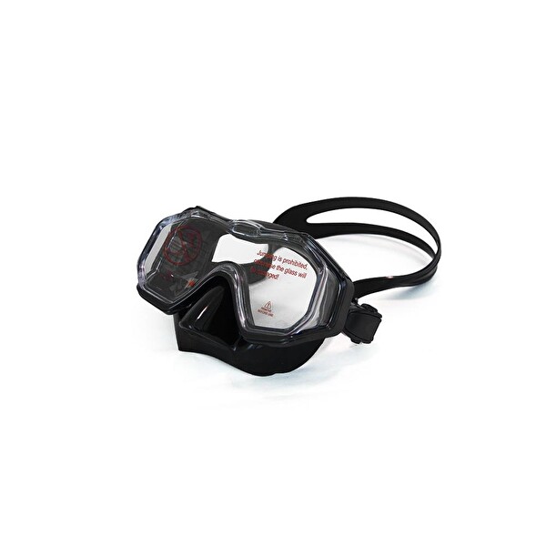 Apnea Ephesus Tempered Class Black Dalış Maskesi