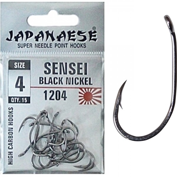 Japanese Sensei Black Nickel 1204 Delikli Olta İğnesi No:2