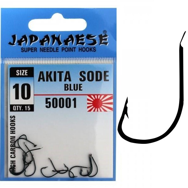 Japanese Akita Sode Karbon Blue 50001 Olta İğnesi No:12