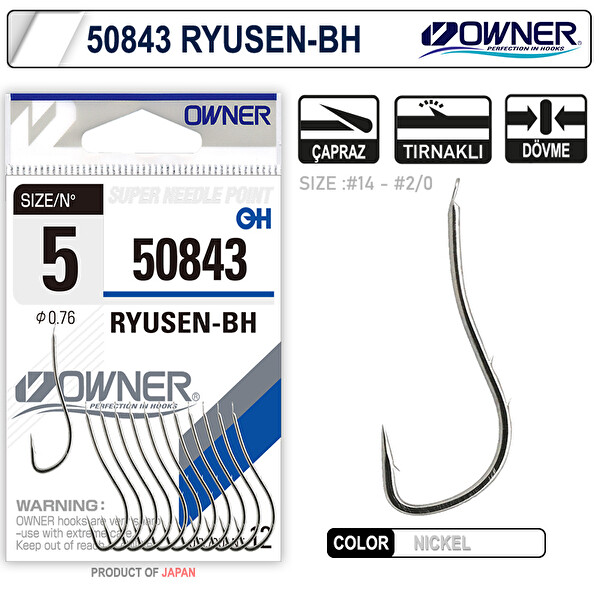 Owner 50843 Ryusen-Bh White İğne No:3