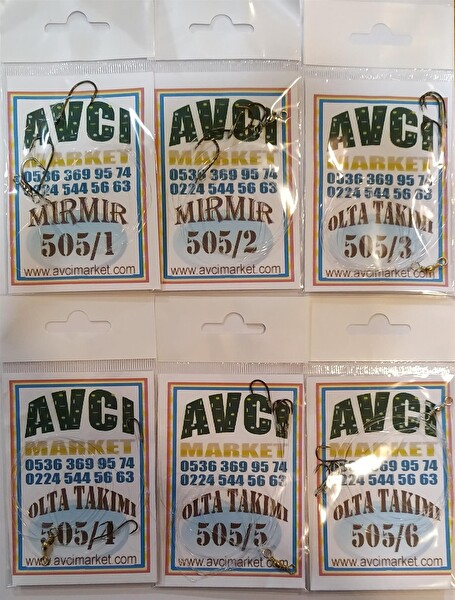 Avcı Market 3 İğneli Hazır Takım 505 Model İğne No:4