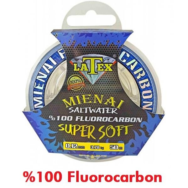 LATEX Mienai Fluorocarbon 50 M Misina - 0.20 MM