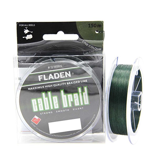 Fladen Maxximus Cable Braid Yeşil İp 150 M 0.1 MM Olta Misinası