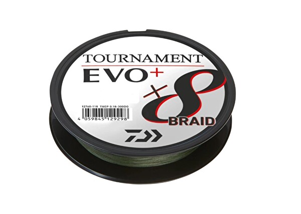 Daiwa Tournament EVO+ 8B Dark Green İp Misina 135 M 0.12 MM Olta Misinası