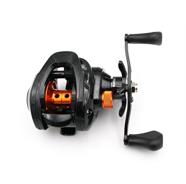 Valkyrie AS200 6.3.1 9 8 KG Baitcasting Sol El Carbon Body Hızlı Sarım 9 Kademe Manyetik Fren Çıkrık Olta Motoru