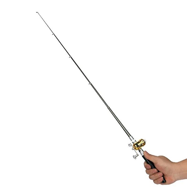 Valkyrie 1 Metre Teleskopik Kalem Kamış Mini Cep Olta Seti